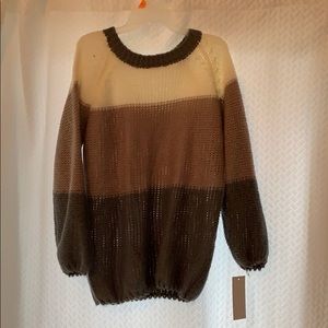 Color block sweater